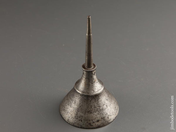 RARE Patented Cast Iron Oil Can - 87876