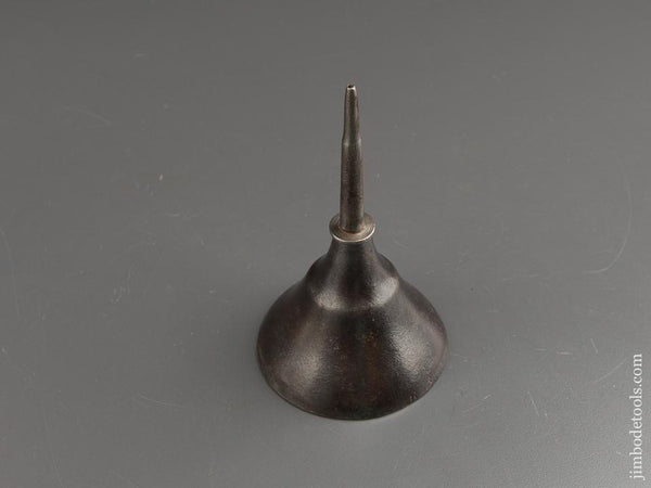 RARE Patented SCHOLL's Cast Iron Oil Can - 87878