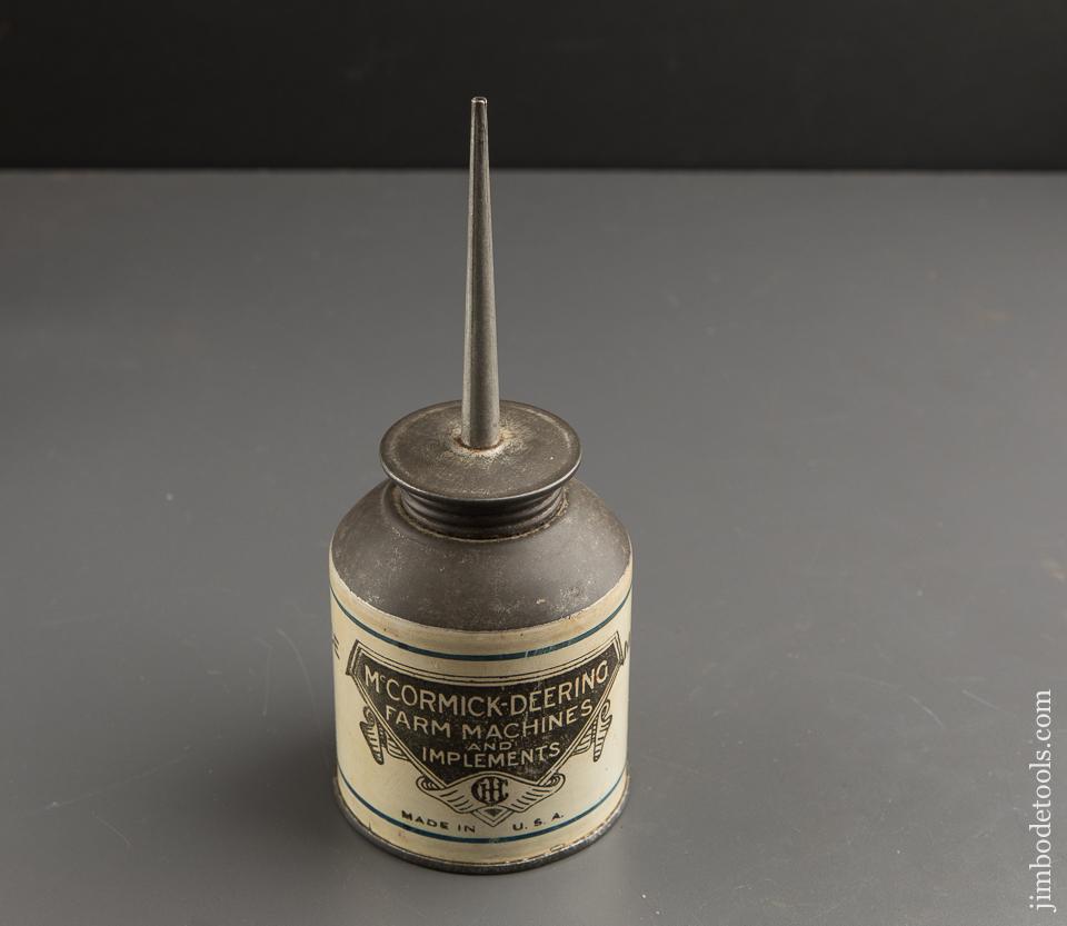 McCORMICK-DEERING Oil Can With Label from MAXWELL FARM MACHINERY in Howe’s Cave, NY - 87893