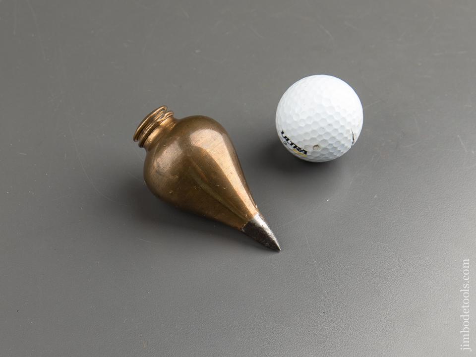 Gorgeous 18 ounce Brass Plumb Bob - 87909