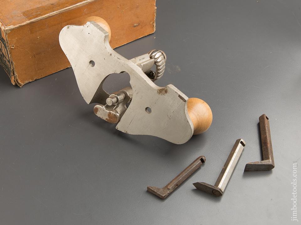 STANLEY NO. 71 Router Plane in RARE Original Picture Box - 87914