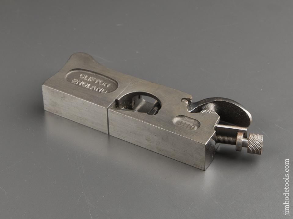 Mint! CLIFTON No. 3110 Bull Nose Shoulder & Rabbet Plane with Both Nose Pieces - 87916