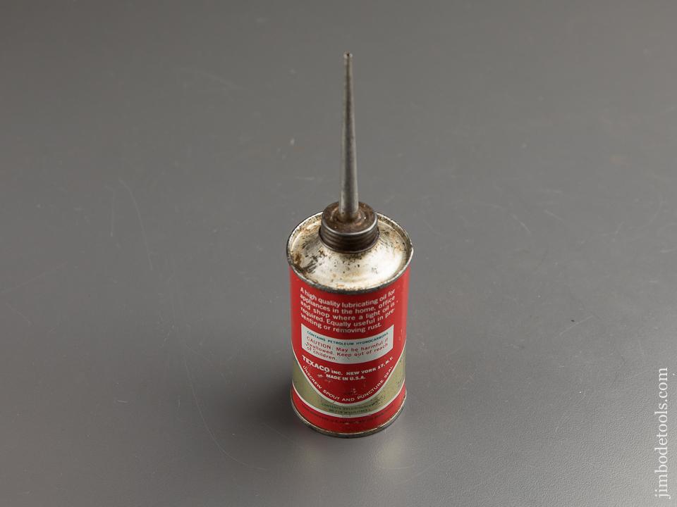 TEXACO HOME LUBRICANT Oil Can with Label - 87927