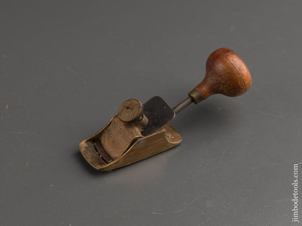 1 x 2 3/4 inch Brass Tail Handled Violin Maker's Plane - 87939