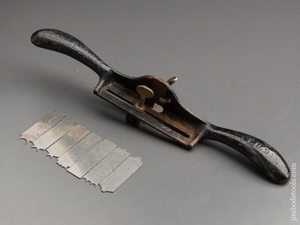 Extra Fine STANLEY No. 66 Hand Beader with Seven NEW Cutters - 87947