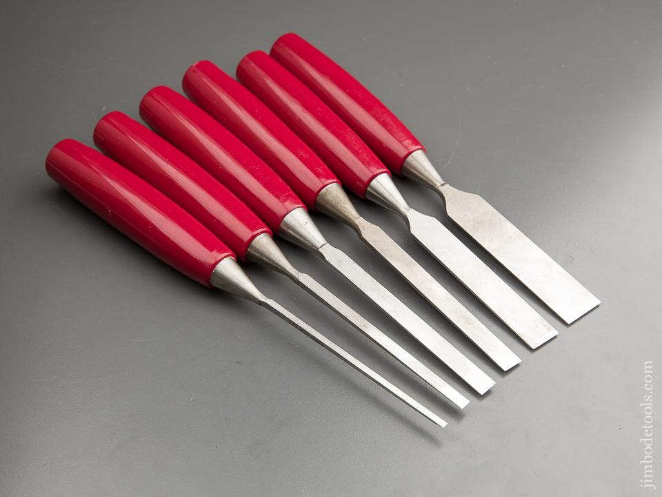 MINT Set of Six ROBERT SORBY Firmer Chisels - 87946