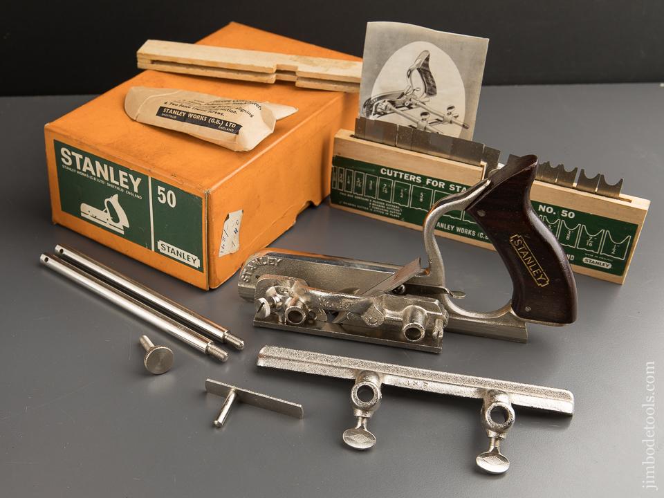 STANLEY No. 50 Light Combination Plane MINT in Original Box - 87965