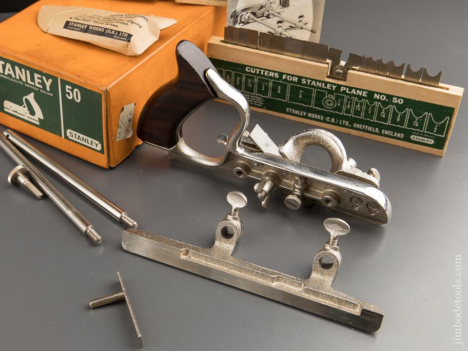 STANLEY No. 50 Light Combination Plane MINT in Original Box - 87965