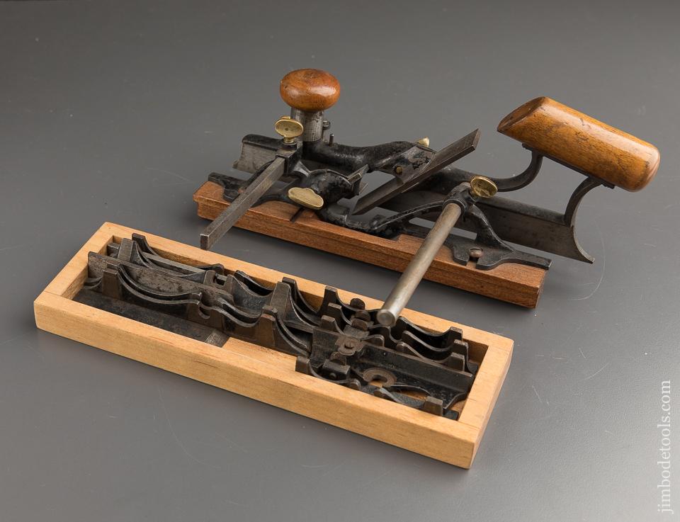 Extra Fine! FALES Patent August 31, 1886 Plow Plane with Numerous Parts - 87977