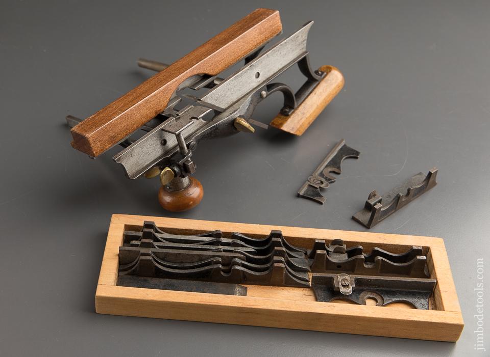 Extra Fine! FALES Patent August 31, 1886 Plow Plane with Numerous Parts - 87977