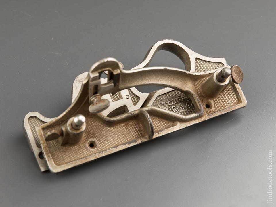 STANLEY No. 444 Dovetail Tongue & Groove Plane 100% COMPLETE in Original Box - 88024