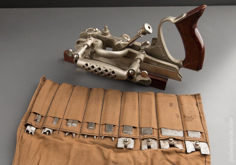 Great FULTON Plow Plane with All 25 Cutters! - 88040