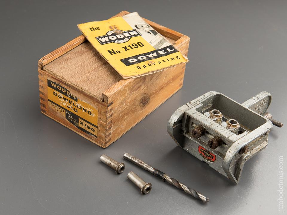 WODEN No. X190 Doweling Jig in Original Box - 88066