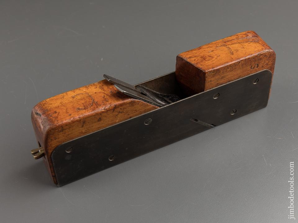 STANLEY No. 80 Steel Cased Skew Rabbet Plane with PERFECT Mouth! - 88086