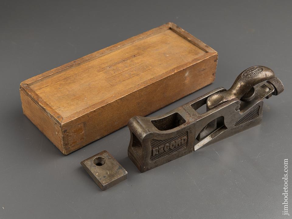 RECORD No. 311 Bull Nose Shoulder and Rabbet Plane with BOTH Noses! In Original Box - 88115