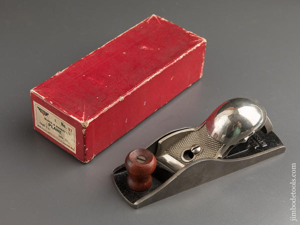 MILLERS FALLS No. 07 Block & Rabbet Plane MINT in Original Box - 88132