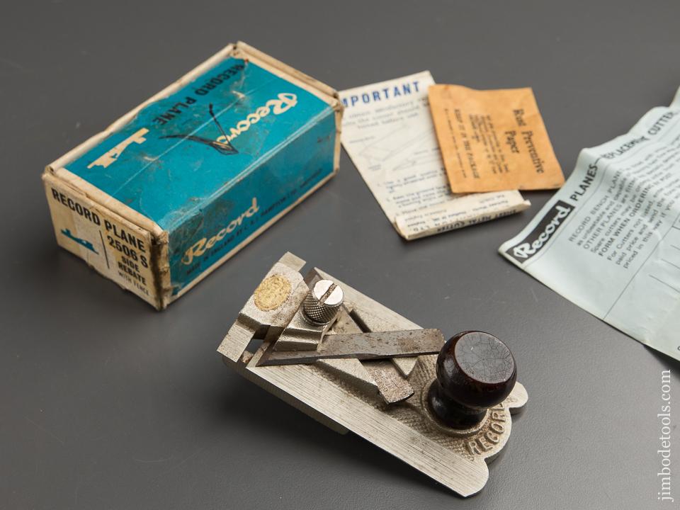 RECORD No. 2506S Side Rabbet Plane in Original Box - 88134