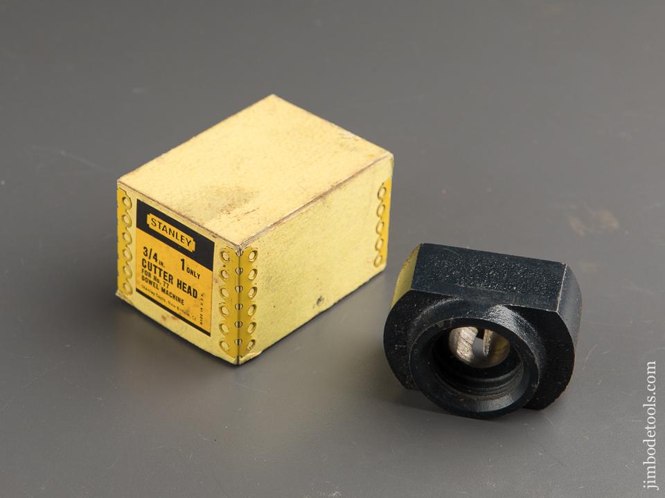 STANLEY 3/4 inch Cutter Head in Original Box - 88141