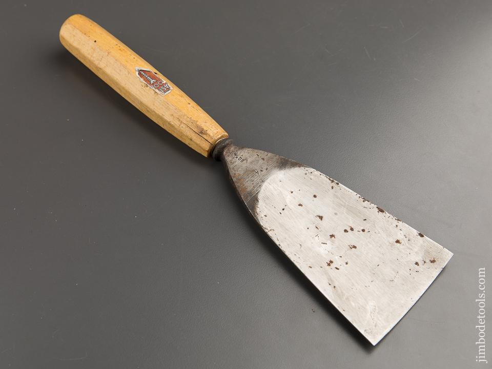 MONSTER Over 3 1/8 inches Wide! DASTRA (Germany) No. 4 Sweep Carving Sculpting Gouge with Decal - 88152