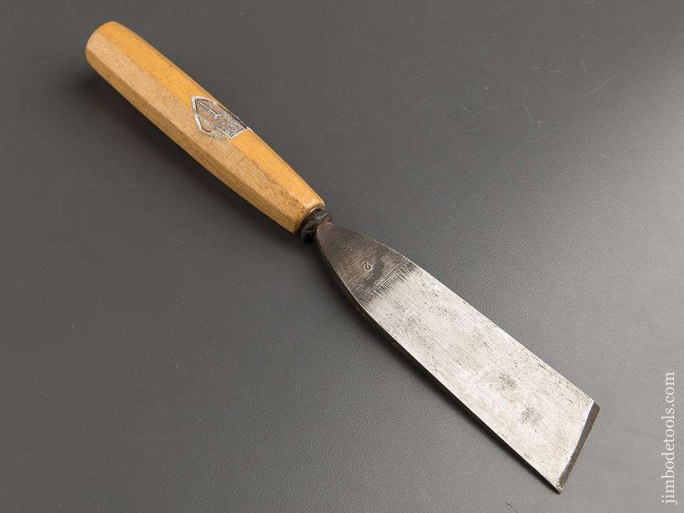 Monster! 1 1/2 inch wide DASTRA (Germany) No. 2 Sweep Skew Carving Sculpting Gouge with Decal - 88168