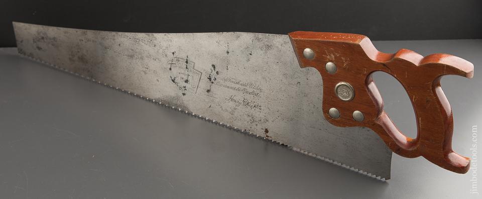 Extra Fine 5 1/2 point 24 inch Rip DISSTON D8 Hand Saw - 88200