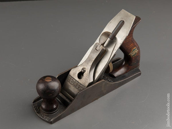 Extra Fine! STANLEY No. 604 BEDROCK Plane Type 6A circa 1919-21 with Decal SWEETHEART - 88205