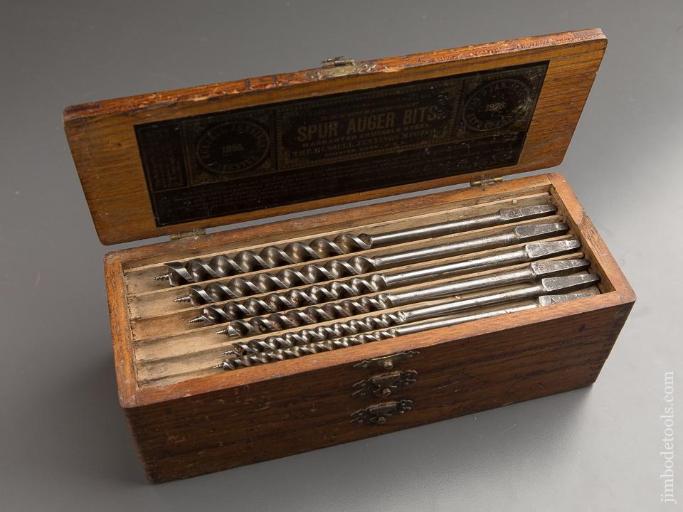 RARE Complete Set of 13 RUSSELL JENNINGS Auger Bits in Original 3 Tiered Box - 88210