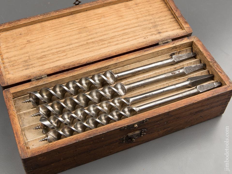 RARE Complete Set of 13 RUSSELL JENNINGS Auger Bits in Original 3 Tiered Box - 88210