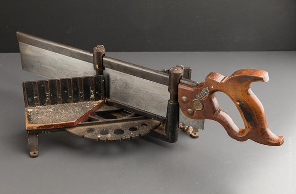 MILLERS FALLS LANGDON No. 15 1/2 Miniature Mite Box and Saw JUST SHARPENED - 88212