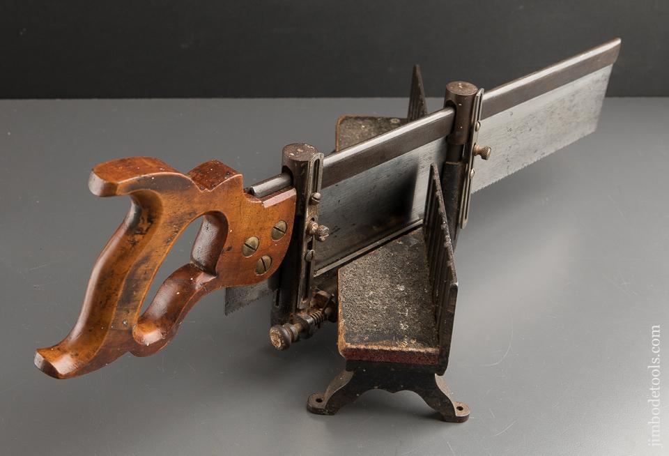 MILLERS FALLS LANGDON No. 15 1/2 Miniature Mite Box and Saw JUST SHARPENED - 88212