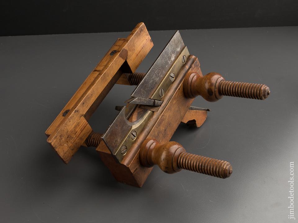 Boxwood Plow Plane by J. WEBB PITTSFIELD MA circa 1837-49 GOOD+ - 88217