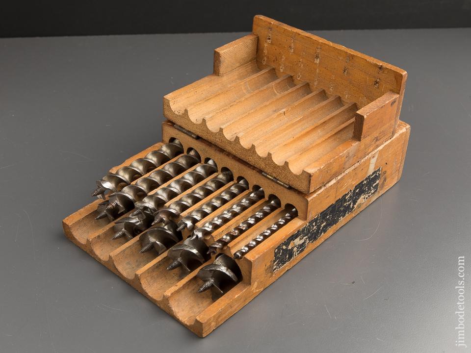 Complete Set of 13 RUSSELL JENNINGS Auger Bits in Original Box - 88218