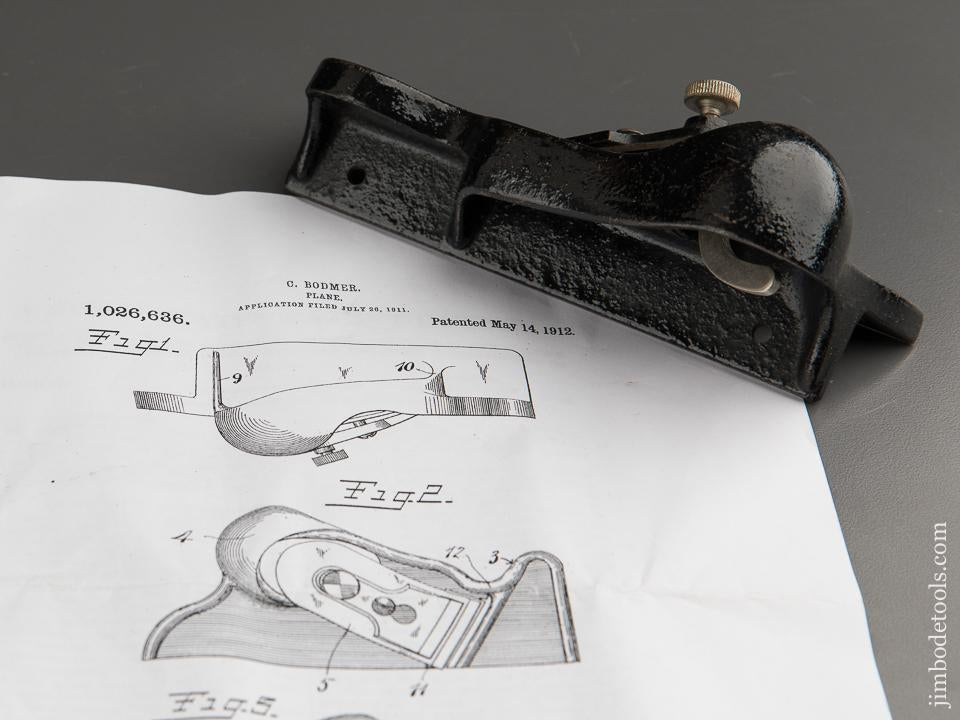 BODMER Patent May 14, 1912 STANLEY No. 95 Edge Trimming Block Point in Original Box - 88221