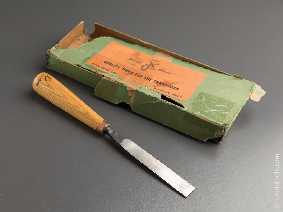 3/4 inch BUCK BROTHERS No. 3 Carving Gouge DEAD MINT in Original Box - 88222