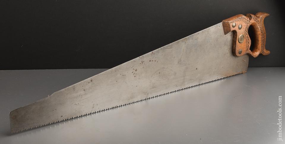 RARE 5 1/2 point 26 inch Rip DISSTON No. 99 Hand Saw - 88230K