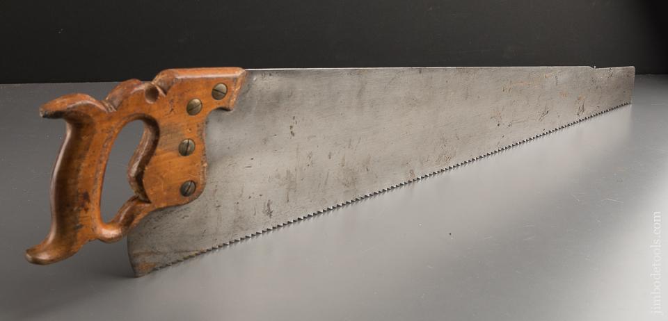 RARE 5 1/2 point 26 inch Rip DISSTON No. 99 Hand Saw - 88230K