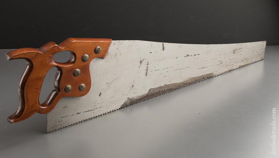 UNUSED 5 1/2 point 26 inch Rip DISSTON D-8 Hand Saw NEW OLD STOCK - 88238
