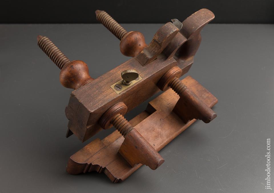 SHIVERICK Brooklyn, NY Handled Screw Arm Plow Plane circa 1865-67 - 88241