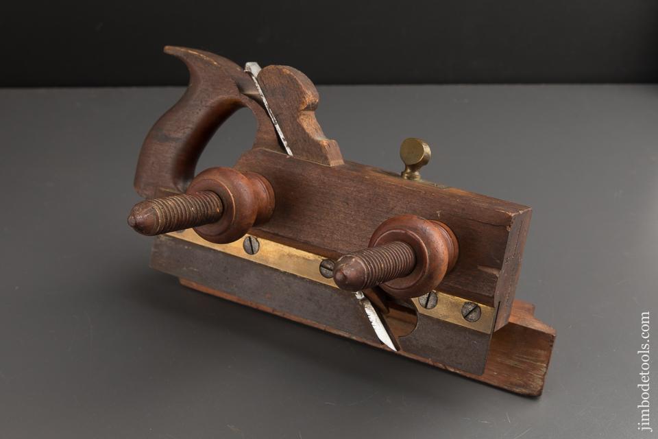 SHIVERICK Brooklyn, NY Handled Screw Arm Plow Plane circa 1865-67 - 88241