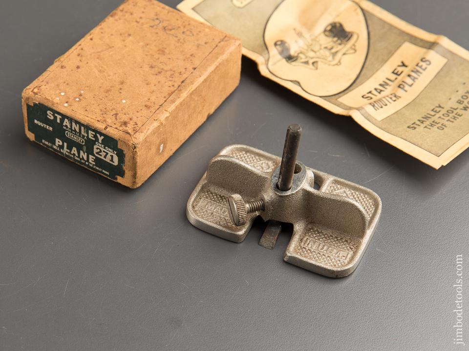 STANLEY No. 271 Miniature Router Plane in Original Box - 88242