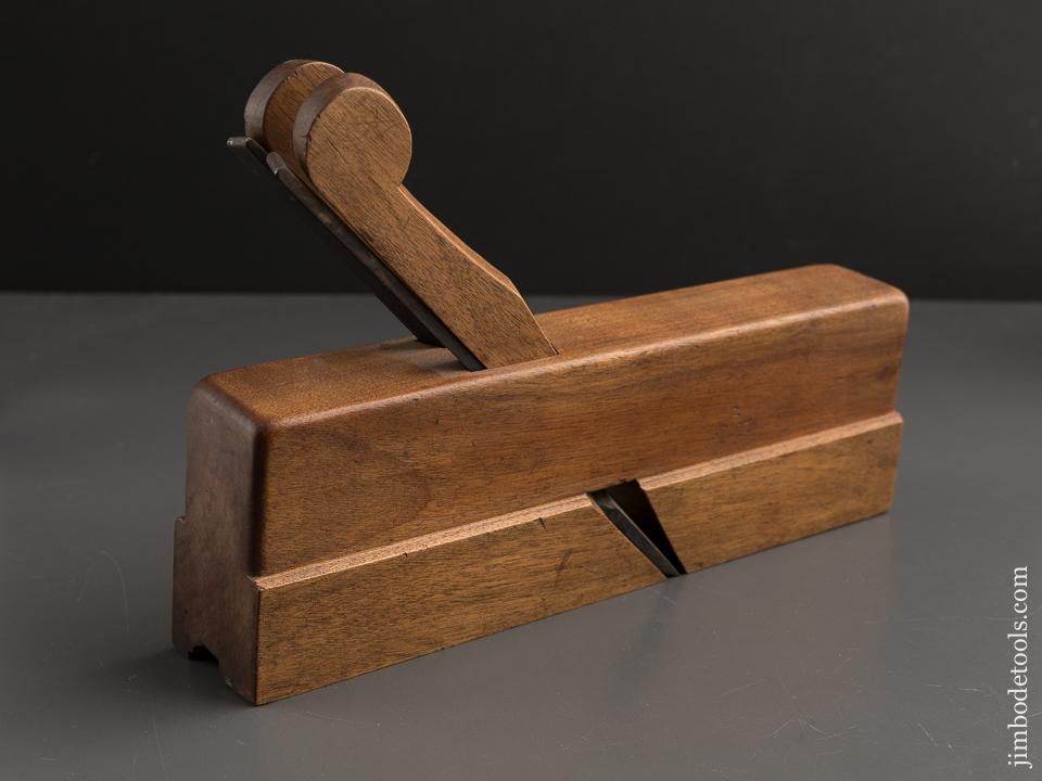 Stunning! 18th Century Ten inch Yellow Birch 1 7/8 inch Wide Dual Iron Sash Molding Plane - 88245U