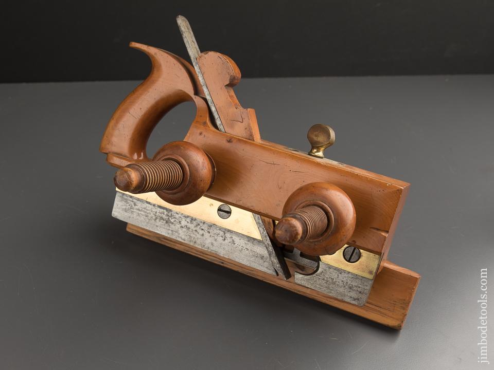 Magnificent! Solid Boxwood Screw Arm Handled Plow Plane - 88253