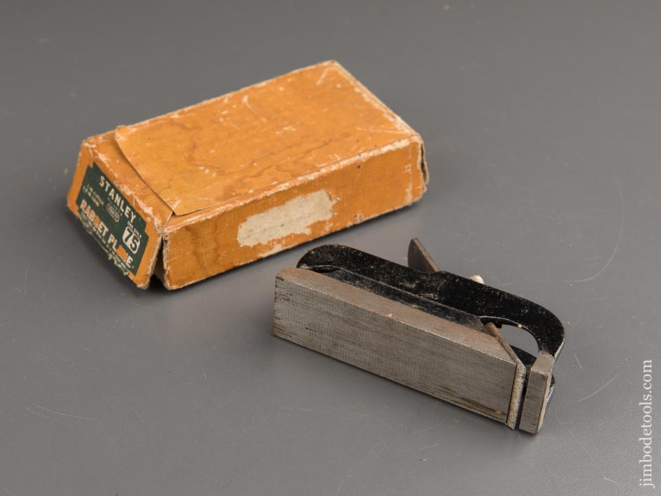 STANLEY No. 75 Rabbet Plane in Original Box - 88255