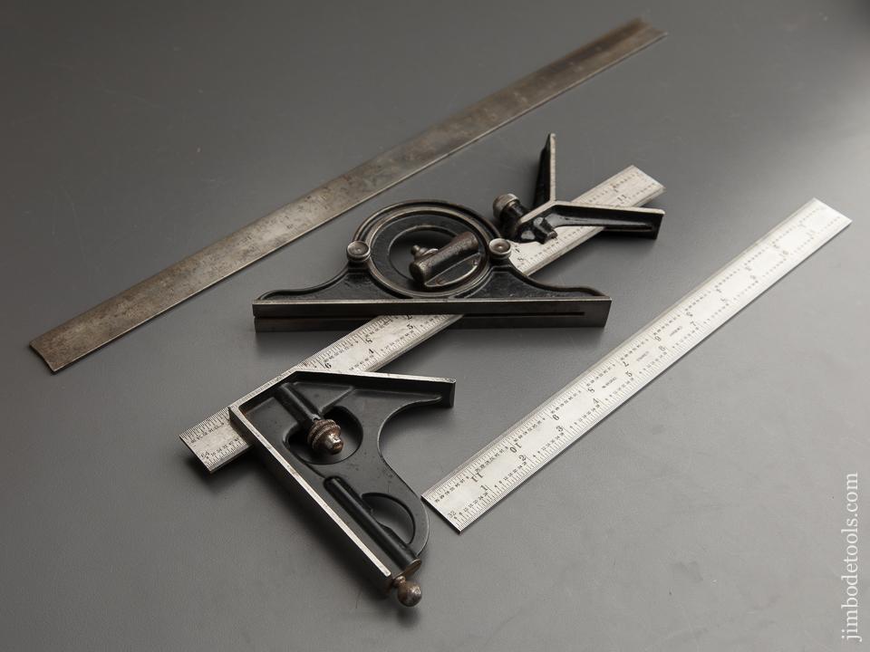 Eighteen inch STARRETT Combination Square with Two Twelve inch Scales - 88259
