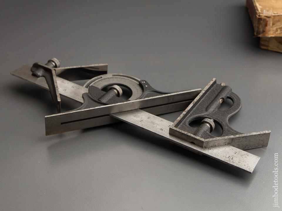 Twelve inch LUFKIN No. 635 Combination Square Set in Original Box - 88260