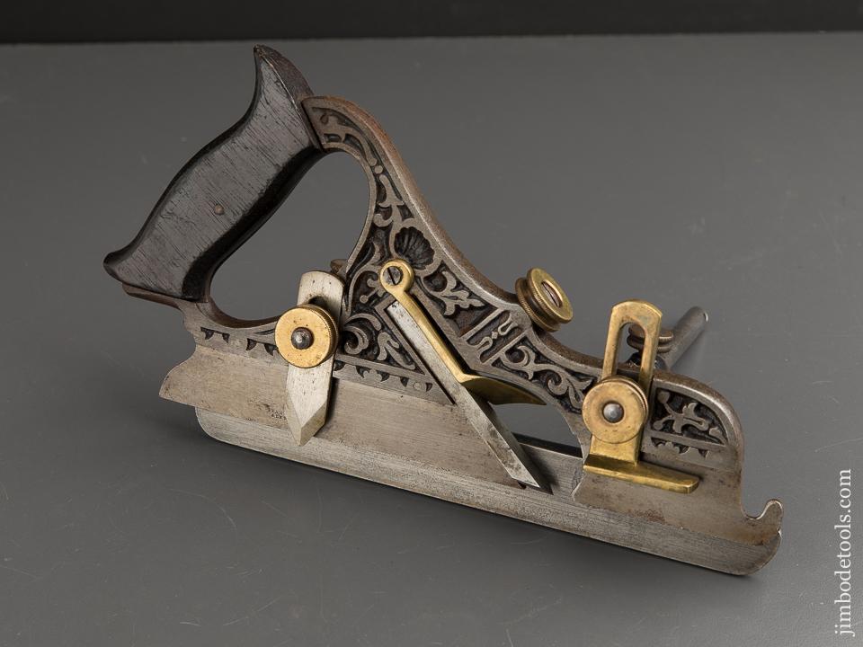STANLEY MILLER'S PATENT No. 43 Plow Plane with One Cutter and Stop GOOD+ - 88269