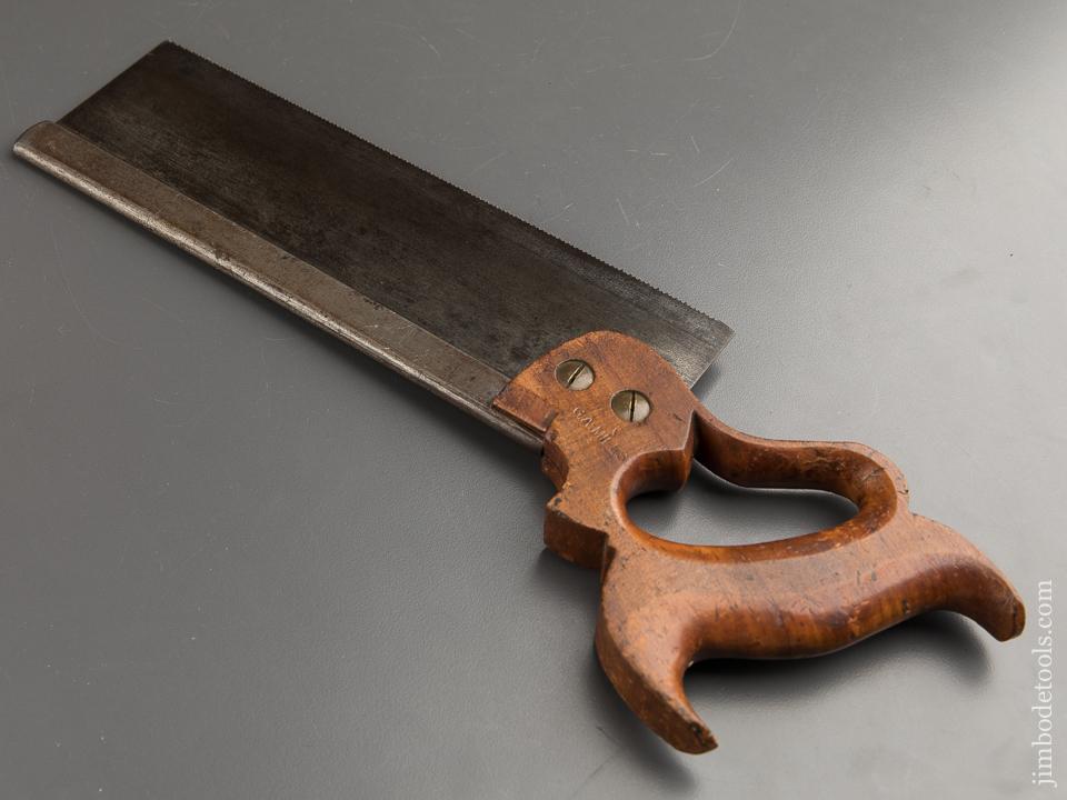 15 point 10 inch Crosscut DISSTON No. 4 Back Saw - 88274