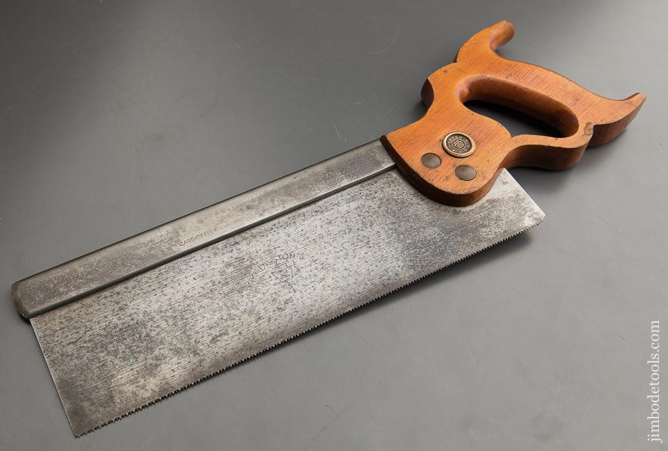 14 point 12 inch Rip DISSTON No. 4 Back Saw - 88275