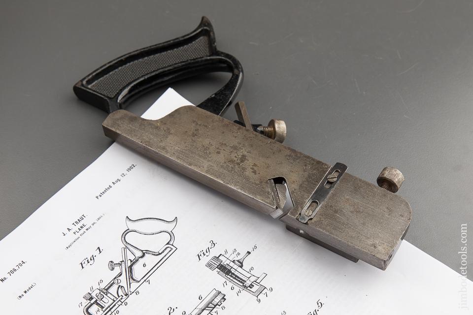 TRAUT's Patent August 12, 1902 STANLEY No. 39 1/2 Dado Plane FINE - 88286