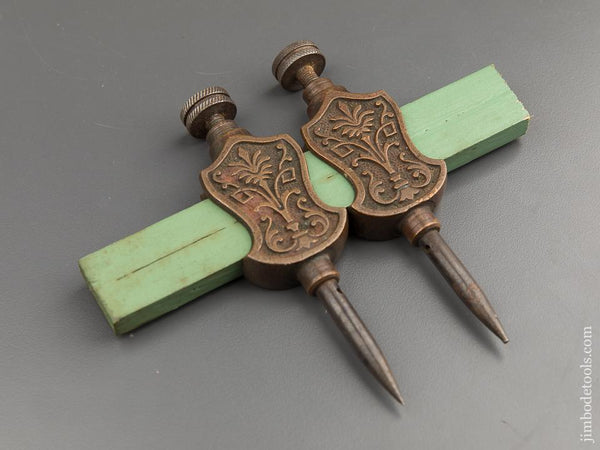Five inch Brass Trammel Points - 88297